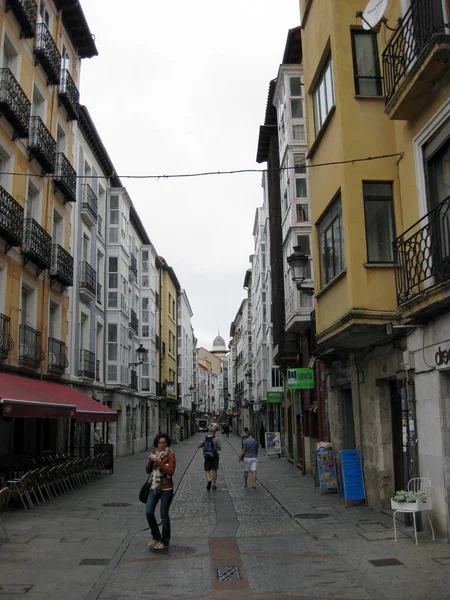 Centro Histórico Burgos Espanha — Fotografia de Stock