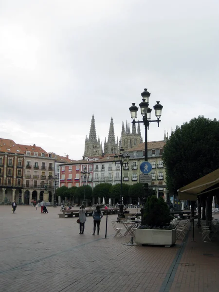 Centro Histórico Burgos España — Foto de Stock