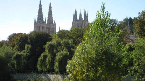 Burgos Spanya Nın Tarihi Merkezi — Stok fotoğraf