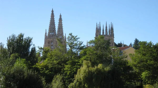 Historisches Zentrum Von Burgos Spanien — Stockfoto