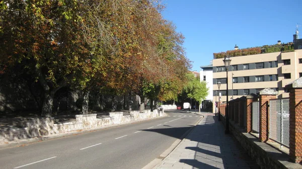 Tagsüber Straßen Burgos Spanien — Stockfoto