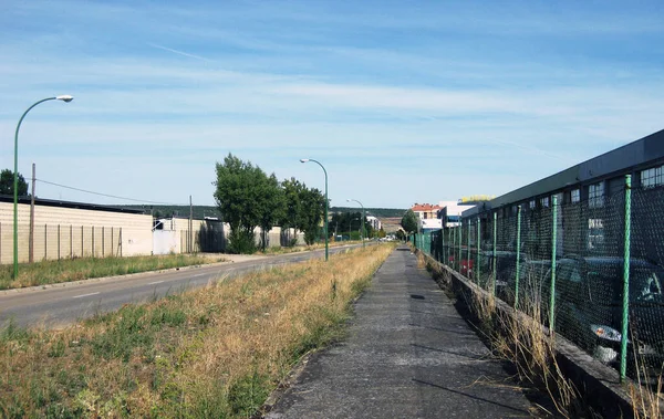 Industrielle Fabriken Einer Stadt — Stockfoto