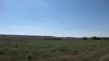 Sonbaharda tarım alanları.