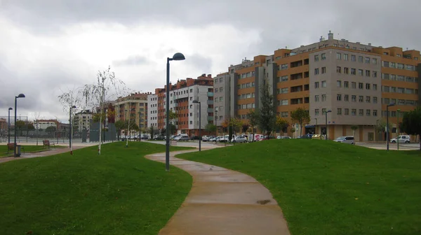 Burgos Straten Herfst — Stockfoto