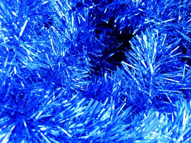 Noel mavi ışıltılı arka plan.