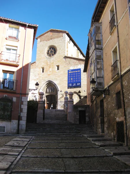 Burgos Forntida Kyrkor Spanien — Stockfoto