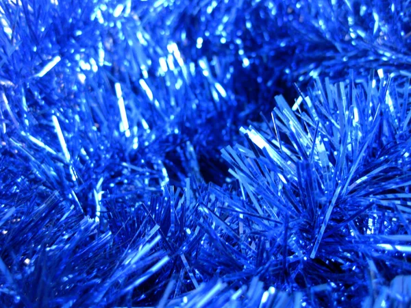 Azul Natal Brilho Fundo — Fotografia de Stock