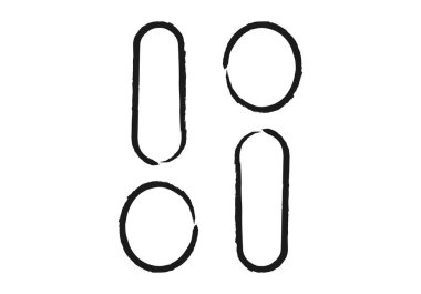 Siyah vuruştan yapılmış ünlem işareti simgesi.