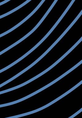 Siyah zemin üzerinde eğri mavi çizgiler olan dikey arkaplan