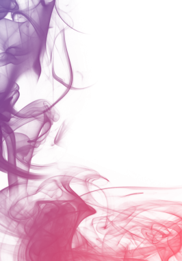 Şeffaf bir arkaplanda siyah ve gri duman