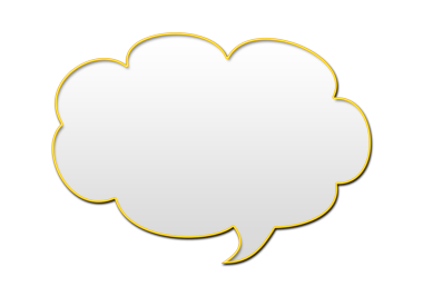 Altından bir darbeyle bulutun içinde konuşma balonu