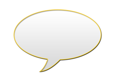 Altın vuruşlu konuşma balonu