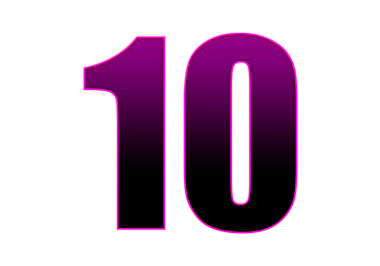 Siyah ile mor arasında on numara