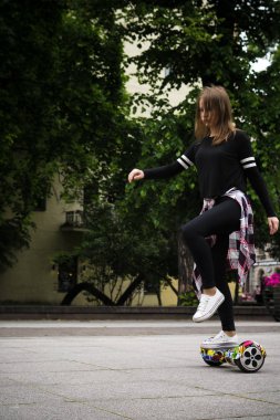 Bir hoverboard, jiroskop üzerinde Hileler. 