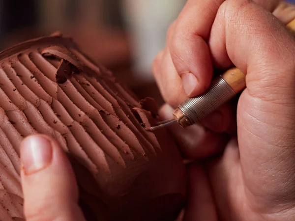 Potter at work — Stock Photo, Image