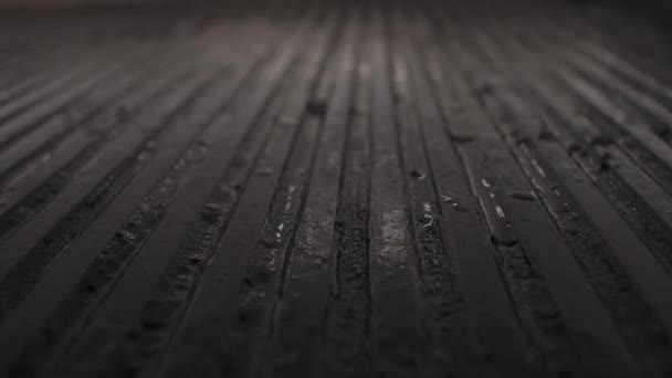 The working surface of the electric grill. — Stock Video