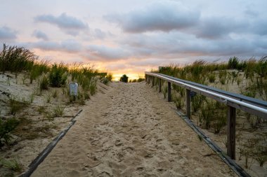 Brant Beach Sonbahar Gün batımı 
