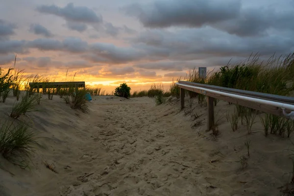 Sunrise  Over Long Beach Island — Stock Photo, Image
