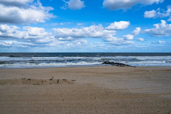 Empty Beach in Autumn — Stock Photo, Image