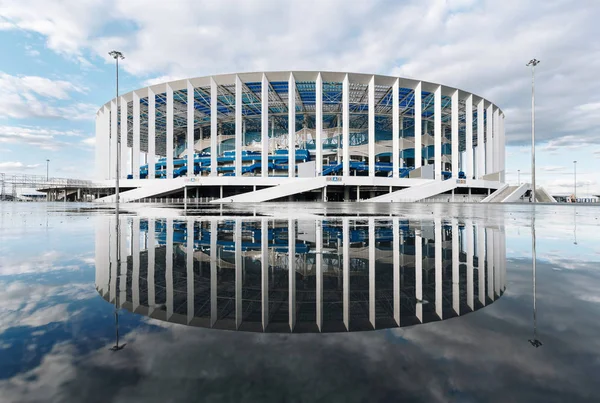Nizhny Novgorod, Russia - March, 2018 - The Nizhny Novgorod Stadium for the 2018 FIFA World Cup — Stock Photo, Image
