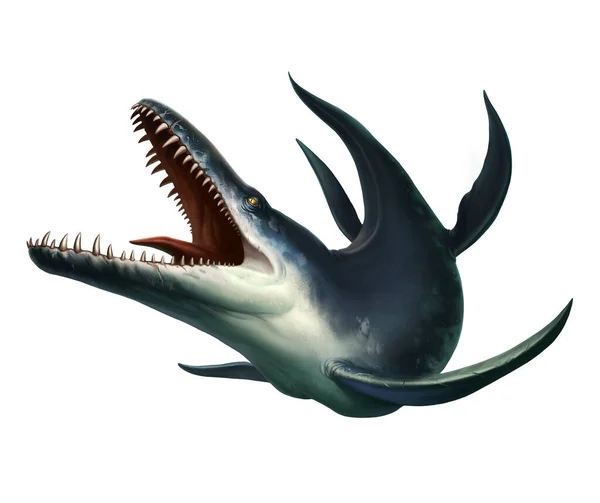 Kronosaurus Marine Reptile Lived Ocean Early Cretaceous Period Dinosaurs Roamed — Stock Photo, Image