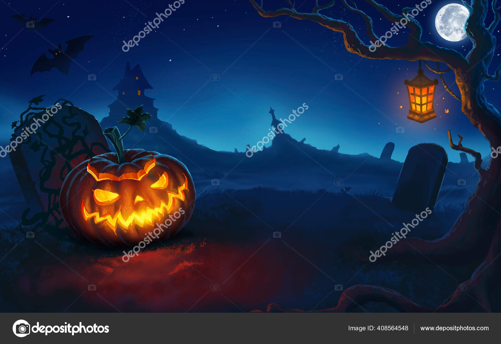 Halloween wallpaper for desktop iPad  iPhone PSD  icons included   Graphicsfuel