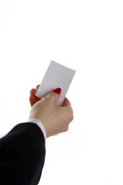 Kartvizit ofiste tutmak el