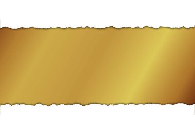 Metnin için yırtık kenarlı yırtık vektör kağıdı