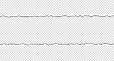 Metnin için yırtık kenarlı vektör yırtılmış kağıt