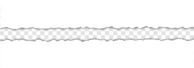 Metnin için yırtık kenarlı vektör yırtılmış kağıt