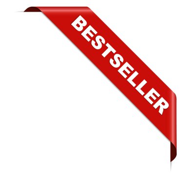 BESTSELLER - Beyaz arkaplanda kırmızı köşe şeridi