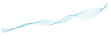 Beyaz arkaplanda soyut vektör mavi dalga çizgileri