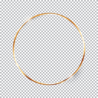 Beyaz arkaplanda altın fırça yuvarlak çerçeve pankartları