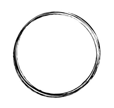 yuvarlak çerçeve. Şeffaf arkaplanda vektör tasarımı ögesi