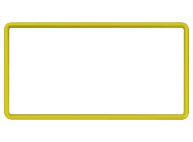 Metnin için alanı olan grunge fırça çerçevesi