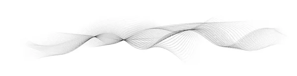 Абстрактні Хвильові Лінії Білому Тлі — стоковий вектор