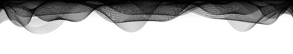 Абстрактні Векторні Хвильові Лінії Білому Тлі — стоковий вектор
