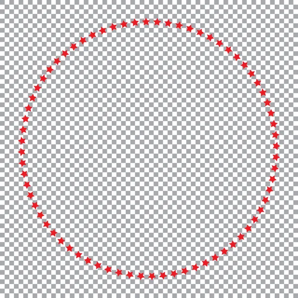 Κόκκινο Στρογγυλό Πινέλο Βαμμένο Μελάνι Πλαίσιο Θέση Για Στοιχείο Σχεδιασμού — Διανυσματικό Αρχείο