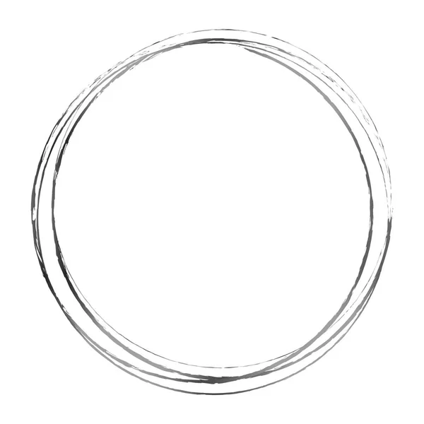 Rond Frame Transparante Achtergrond — Stockvector