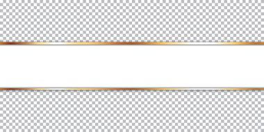 Şeffaf arkaplanda beyaz kurdele pankartı