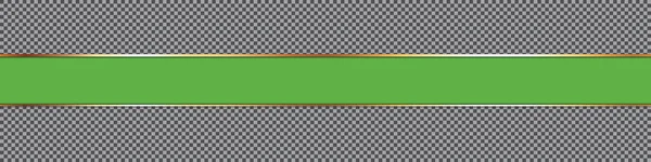 Зеленый Баннер Ленты Прозрачном Фоне — стоковый вектор