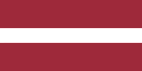 Bandeira Letónia Ilustração Vetorial —  Vetores de Stock