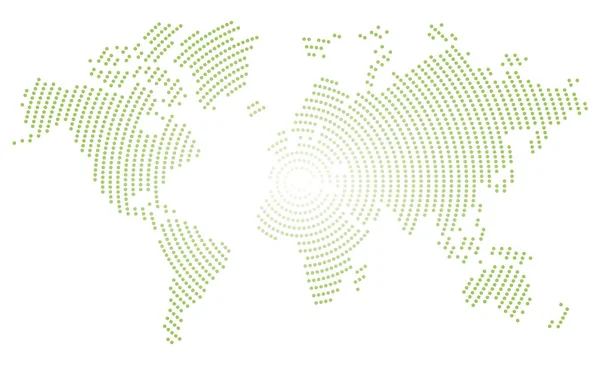 Carte Monde Détaillée Illustration Vectorielle Carte Terrestre — Image vectorielle