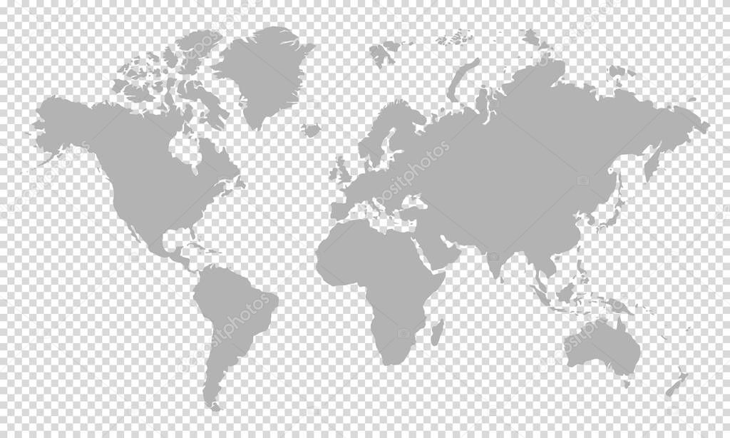 High detail world map. vector illustration of earth map