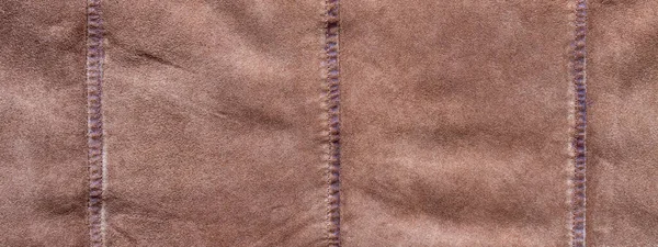 Texture Old Brown Leather Background — Stock Photo, Image