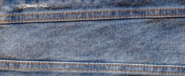 Texture Jeans Bleu Fond Tissu Denim — Photo