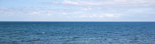 Vue Sur Mer Paysage Eau Bleue Ciel — Photo