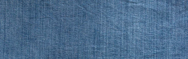 Textuur Van Blauwe Jeans Denim Stof — Stockfoto