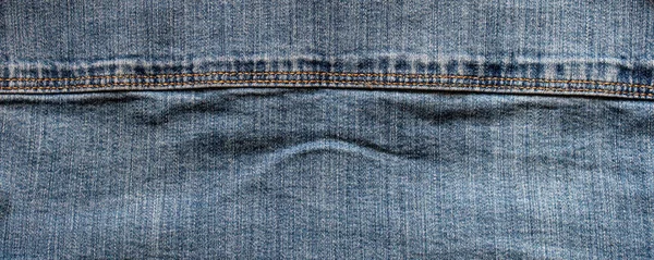 Textura Tecido Jeans Jeans Jeans Azul — Fotografia de Stock