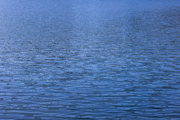 Eau Bleue Avec Vagues Fond Surface — Photo